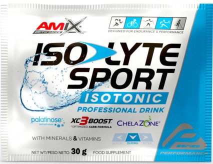 Bebida deportiva iónica en polvo Amix Isolyte 30g