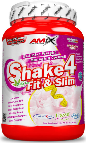 Bebida proteica en polvo Amix Shake 4 Fit&Slim 500g