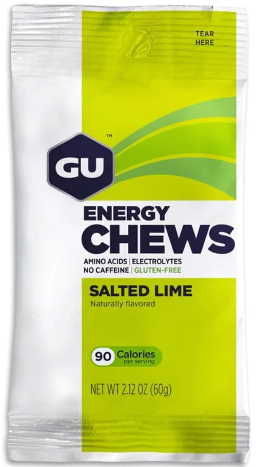 Geles energéticos GU Energy Chews 60 g Salted Lime 1 SÁČ