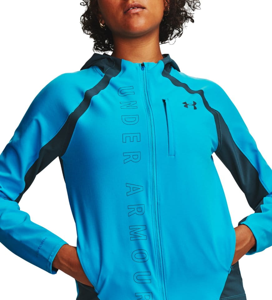 Chaqueta con capucha W Under Armour Qualifier OutRun the Storm Jacket
