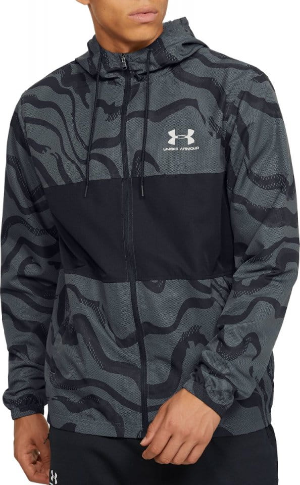 Chaqueta con capucha Under Armour SPORTSTYLE WIND PRINTED HOODED JACKET