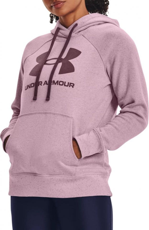 Sudadera con capucha Under Armour Rival Fleece Logo Hoodie-PNK