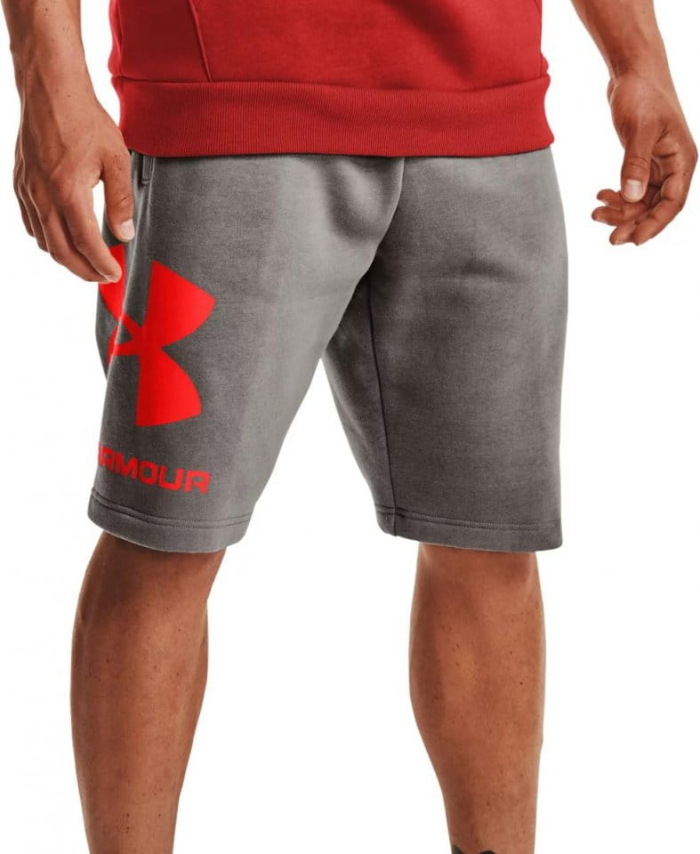 Pantalón corto Under Armour UA Rival FLC Big Logo Shorts-GRY