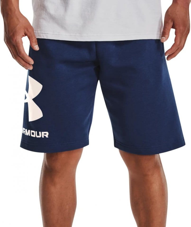 Pantalón corto Under Armour UA Rival FLC Big Logo Shorts-BLU