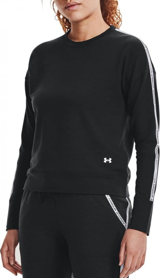 Sudadera Under Armour UA Rival Terry Taped Crew-BLK