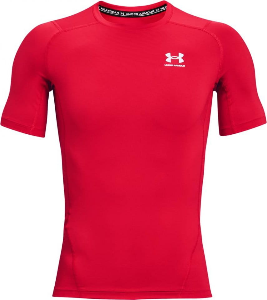 Camiseta Under UA HG Armour Comp SS-RED