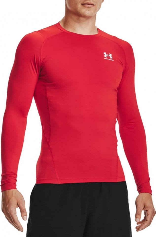 Camiseta de manga larga Under UA HG Armour Comp LS-RED