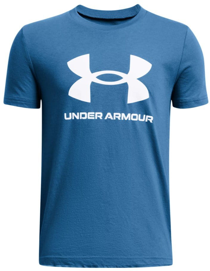 Camiseta Under Armour UA B SPORTSTYLE LOGO SS-BLU