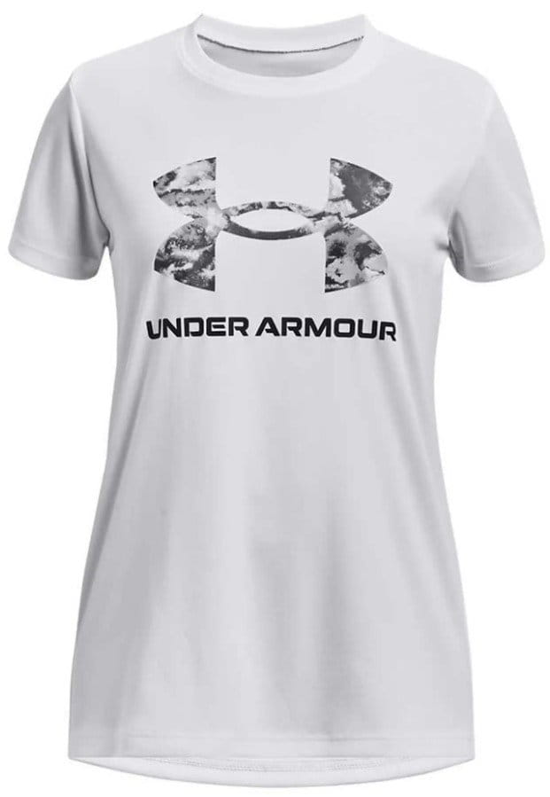 Camiseta Under Armour UA Tech Print BL SSC-WHT