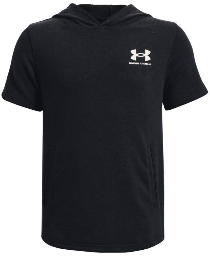 Sudadera con capucha Under Armour UA Rival Terry SS Hoodie-BLK