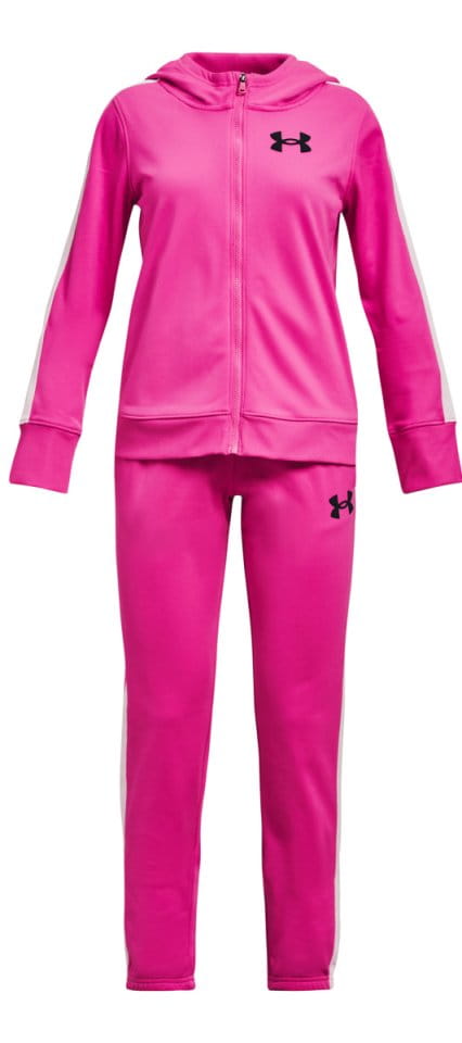 Kit Under Armour UA Knit Hooded Tracksuit-PNK