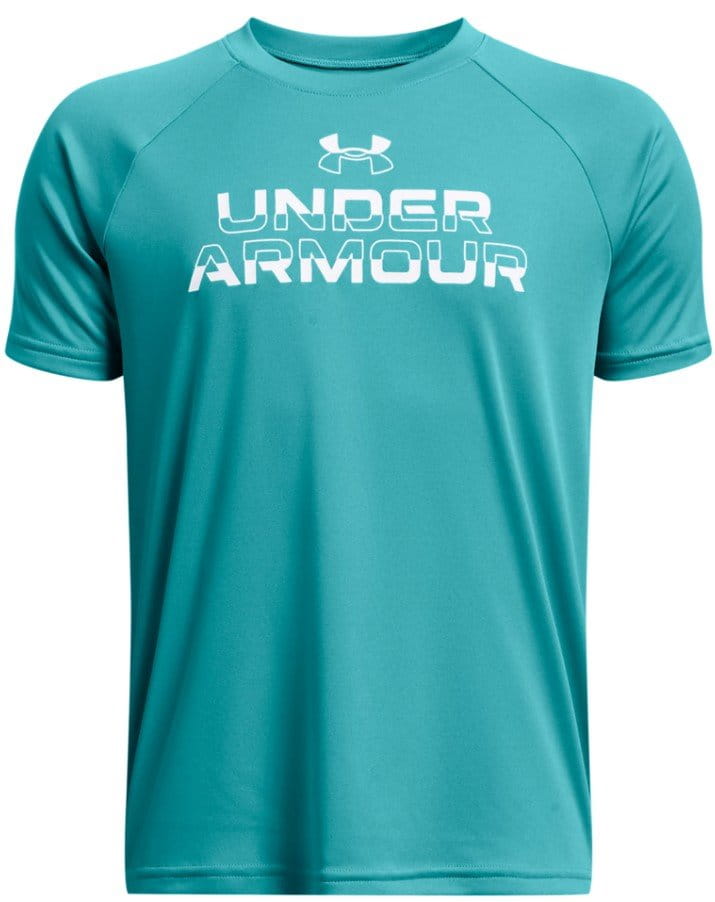 Camiseta Under Armour UA Tech Split Wordmark SS-BLU