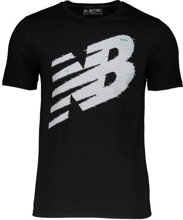 Camiseta sin mangas New Balance M NB HEATHERTECH SS TEE
