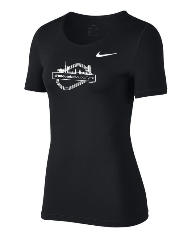 Camiseta Nike W Pro TOP SS ALL OVER MESH BERLIN 2018