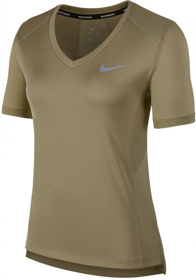 Camiseta Nike W NK MILER TOP VNECK