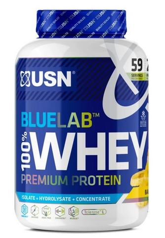 Proteínas en polvo USN BlueLab 100% Whey Premium Protein banana 2kg