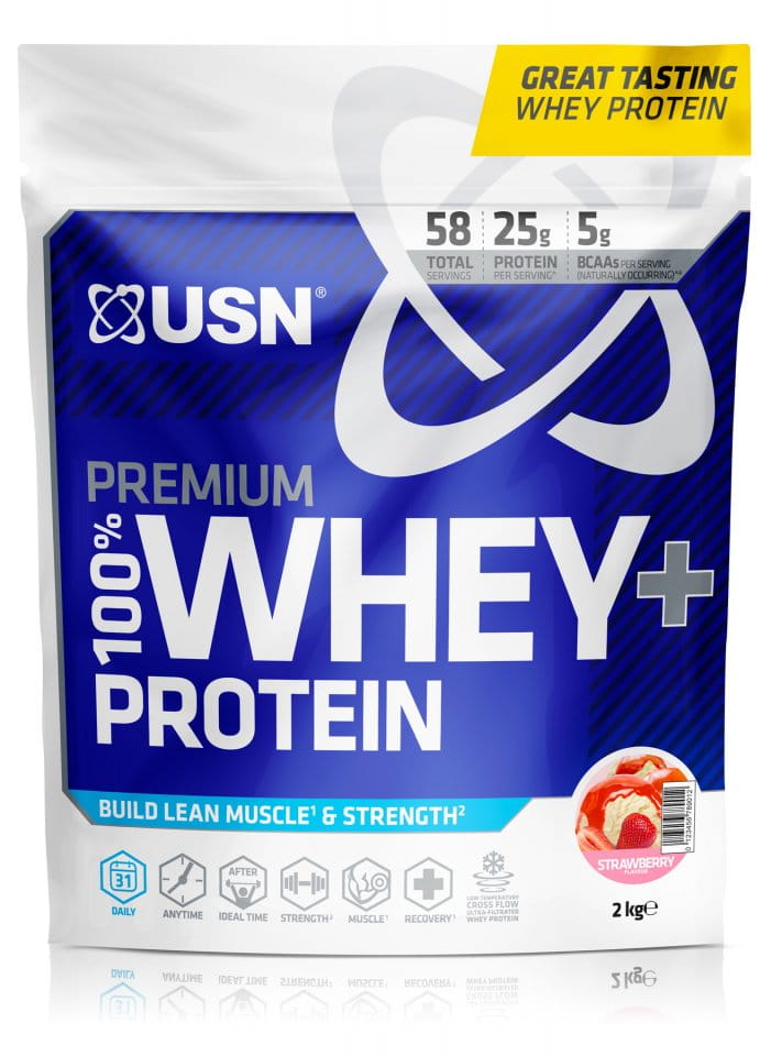 Proteína de suero en polvo USN 100% Premium 2kg wheytella