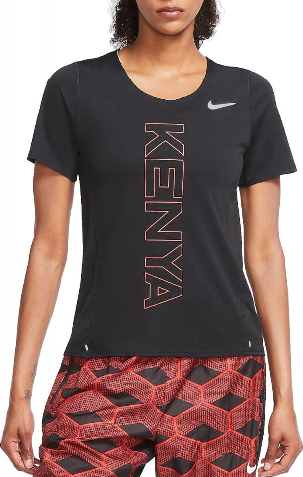 Camiseta Nike W NK KENYA CITY SLEEK TOP SS - Top4Running.es