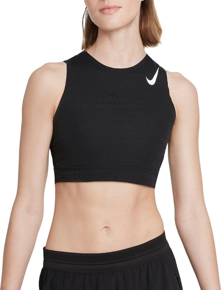 Camiseta sin mangas Nike Aeroswift Women s Crop Running Singlet