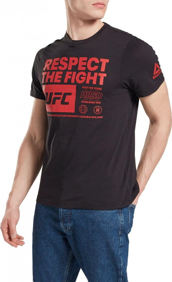 Hombre Reebok UFC FG Text tee Camiseta