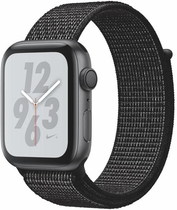 Reloj Apple Watch + Series 4 GPS, 44mm Space Grey Aluminium Case with Black Sport Loop